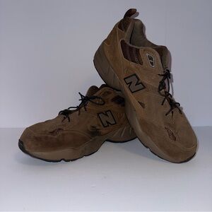 New Balance Men's Sneakers MX608ODB Dark Brown Suede Size 11.5 4E Wide Shoes